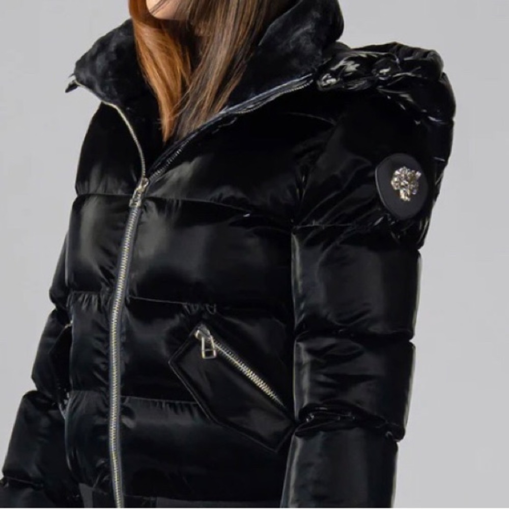 WOODPECKER WOODY BOMBER JACKET - ALL WET BLACK New - Picture 3 of 16